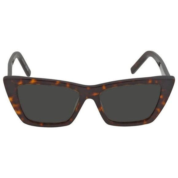 FX01348B Saint Laurent Grey Cat Eye Ladies Sunglasses SL 276 MICA 002 53 SL 276 - Picture 1 of 5
